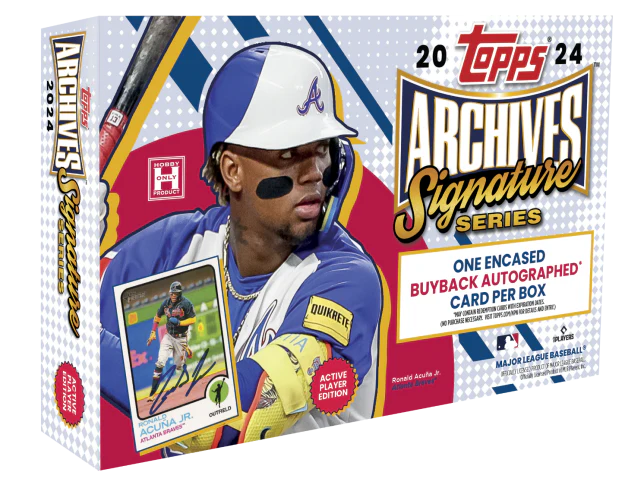 2024 Topps Archives Signature Series Baseball - Active Player Edition Hobby Box