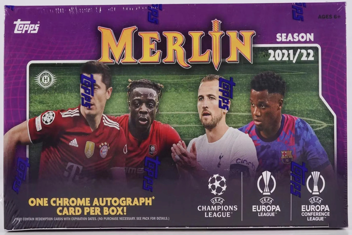 2021/22 Topps Merlin Chrome UEFA Champions League Soccer Hobby Box