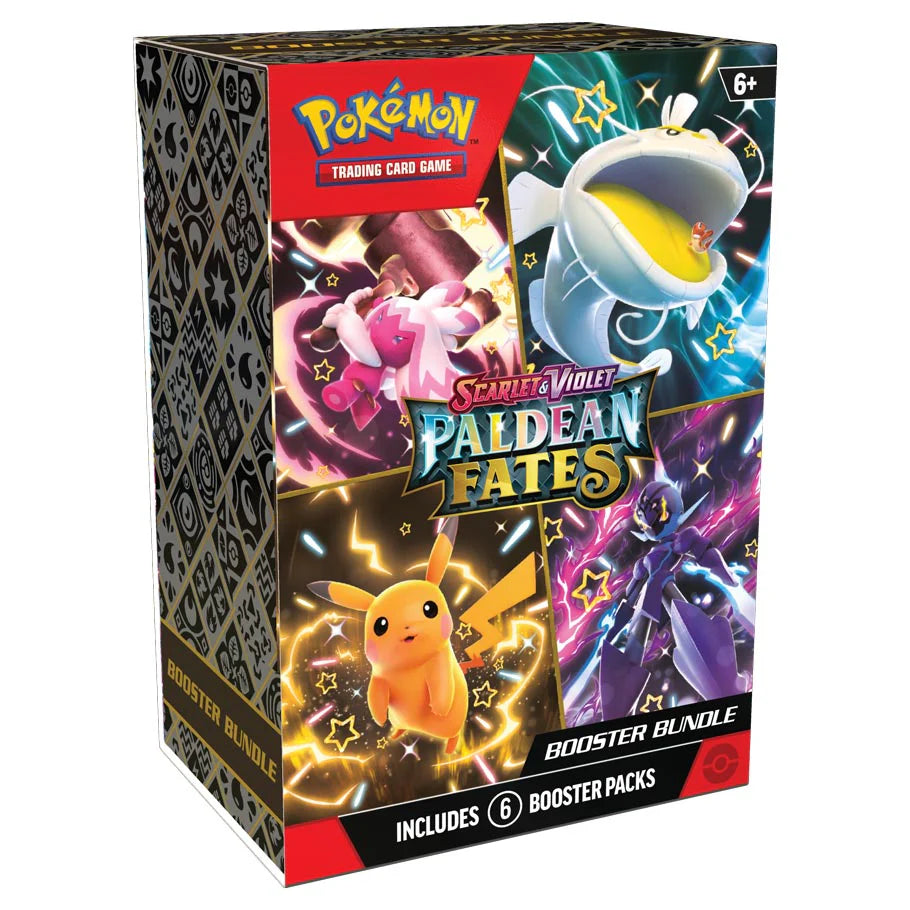 Poke-mon TCG: Scarlet and Violet - Paldean Fates - Booster Bundle