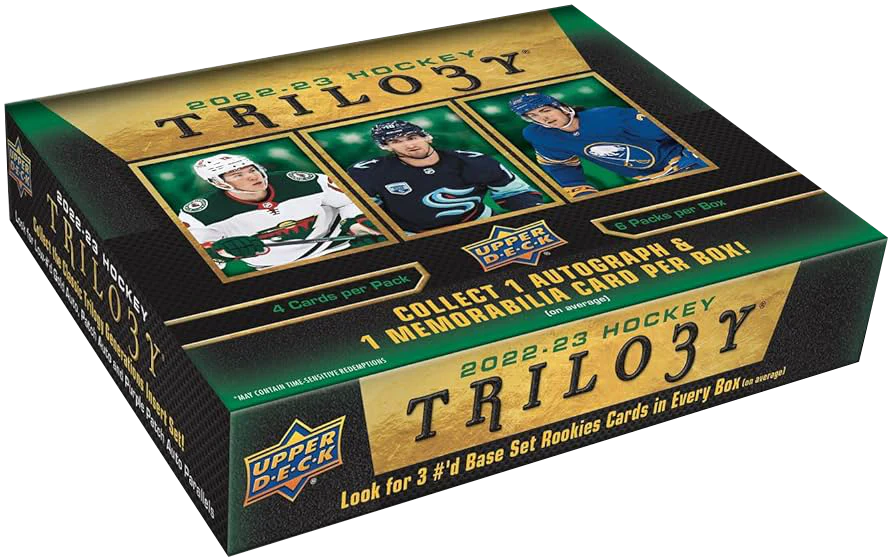 2022-23 Upper Deck Trilogy Hockey Hobby Box