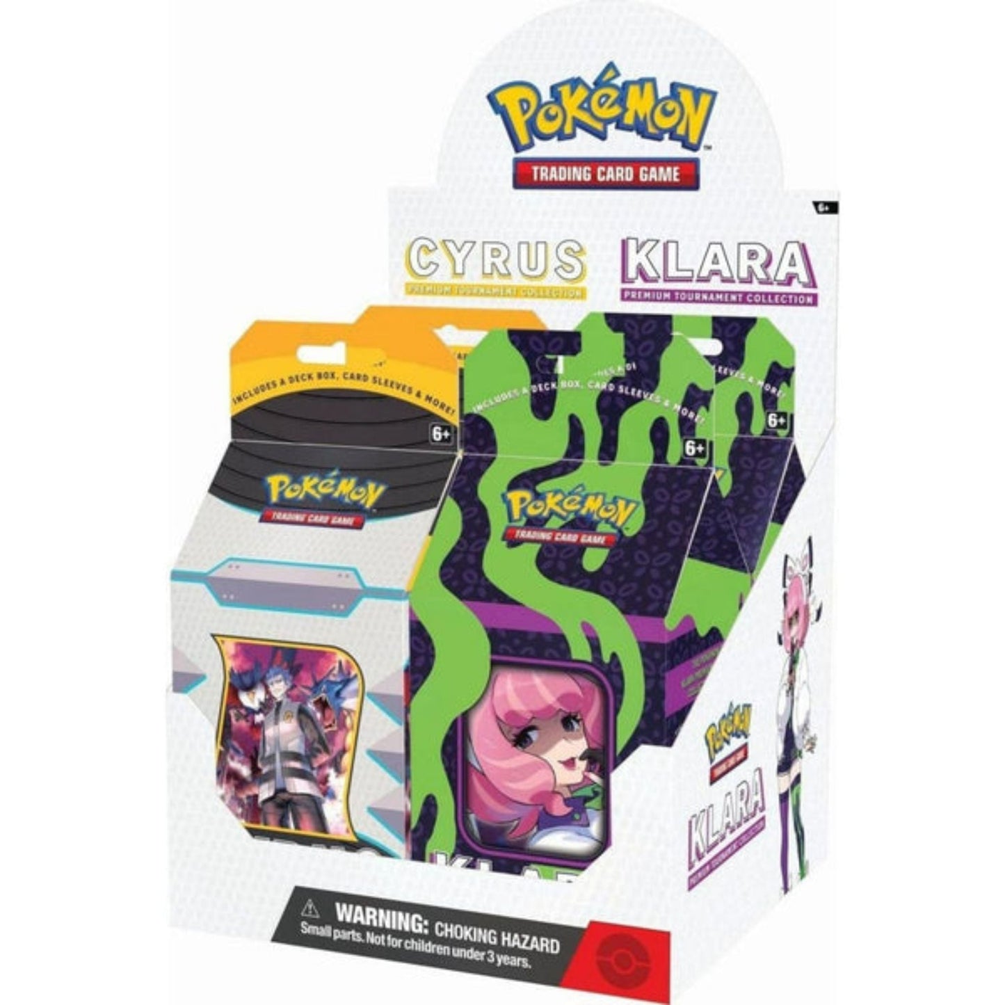 Poke-mon Premium Tournament Collection Cyrus / Klara Display Box (4 Boxes)