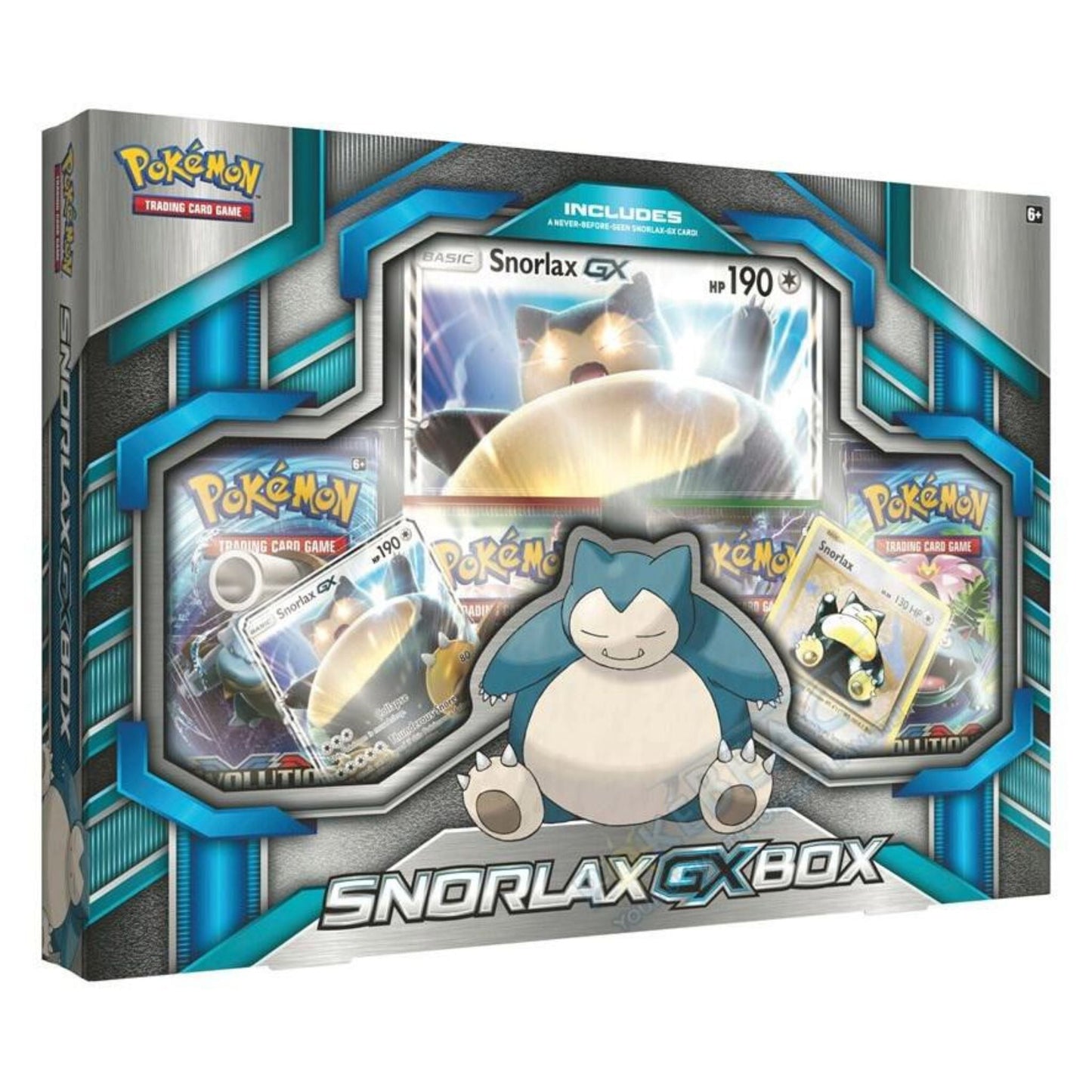 Poke-mon XY Evolutions Snorlax GX Box
