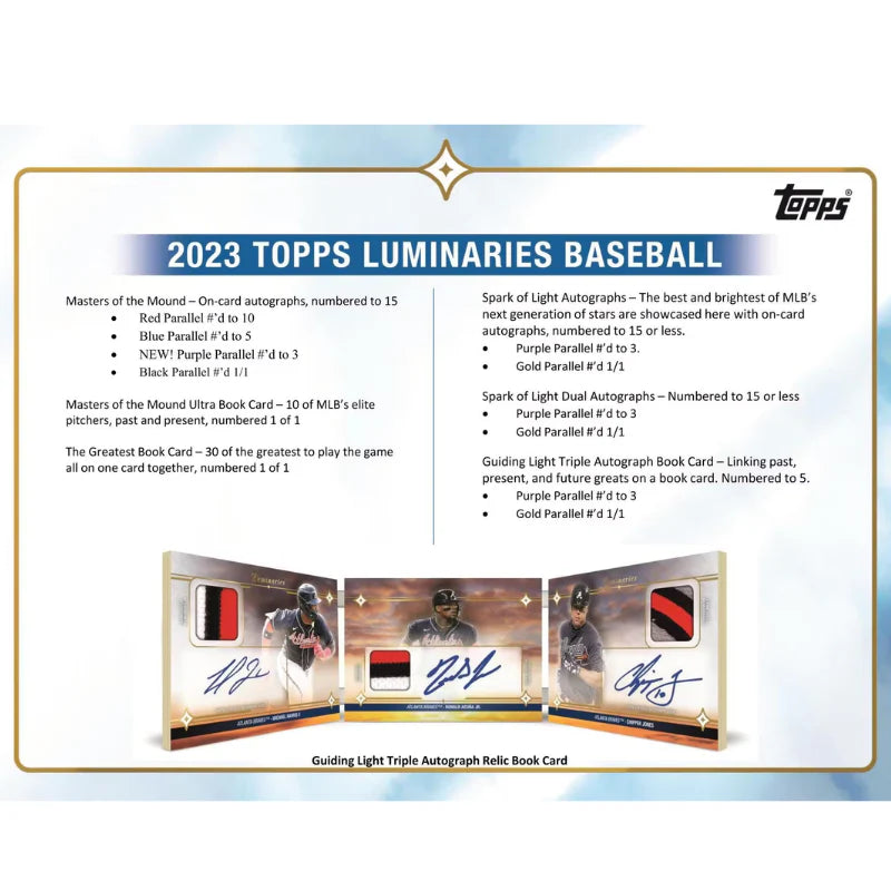 2023 Topps Luminaries Baseball Hobby Box