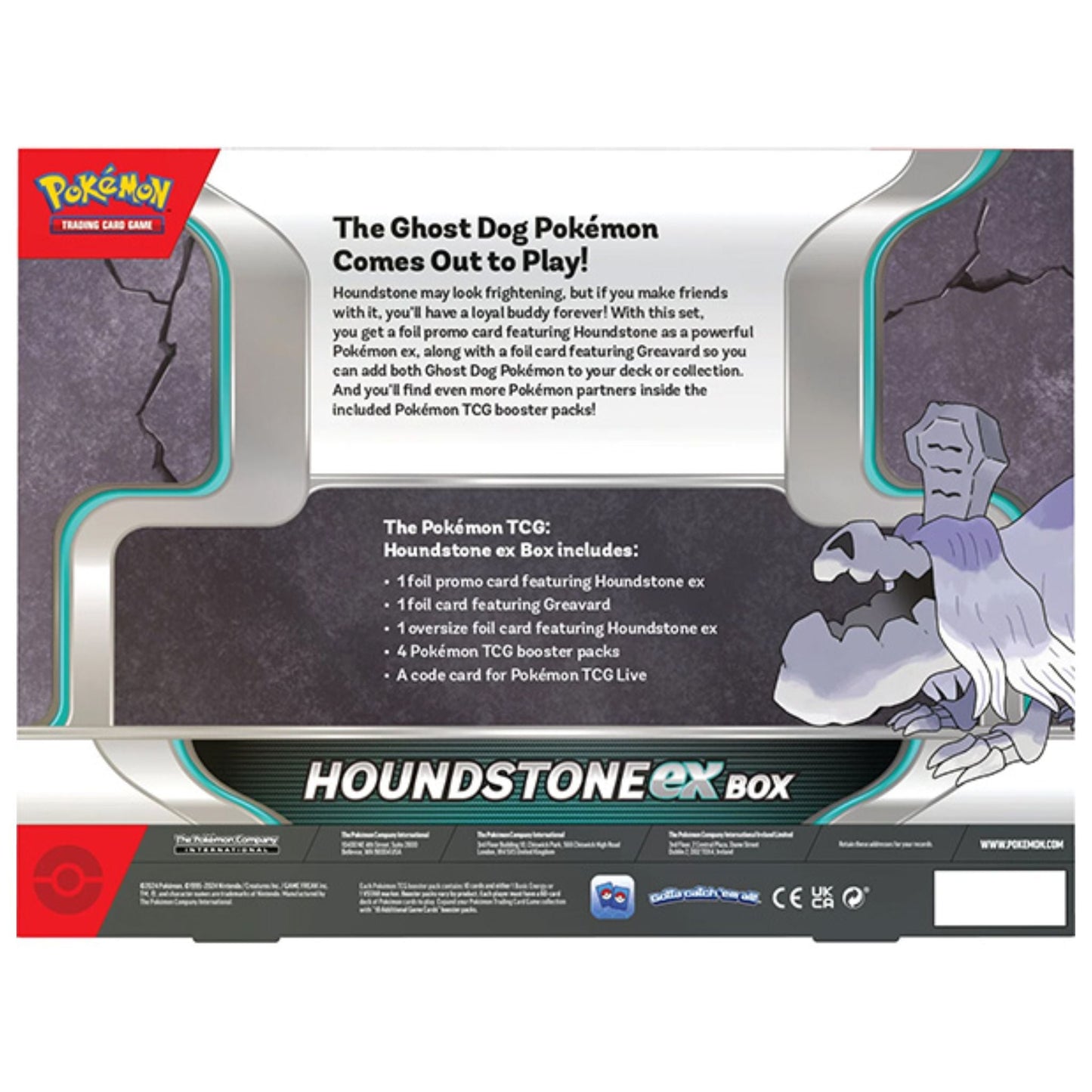 Poke-mon Houndstone EX Box