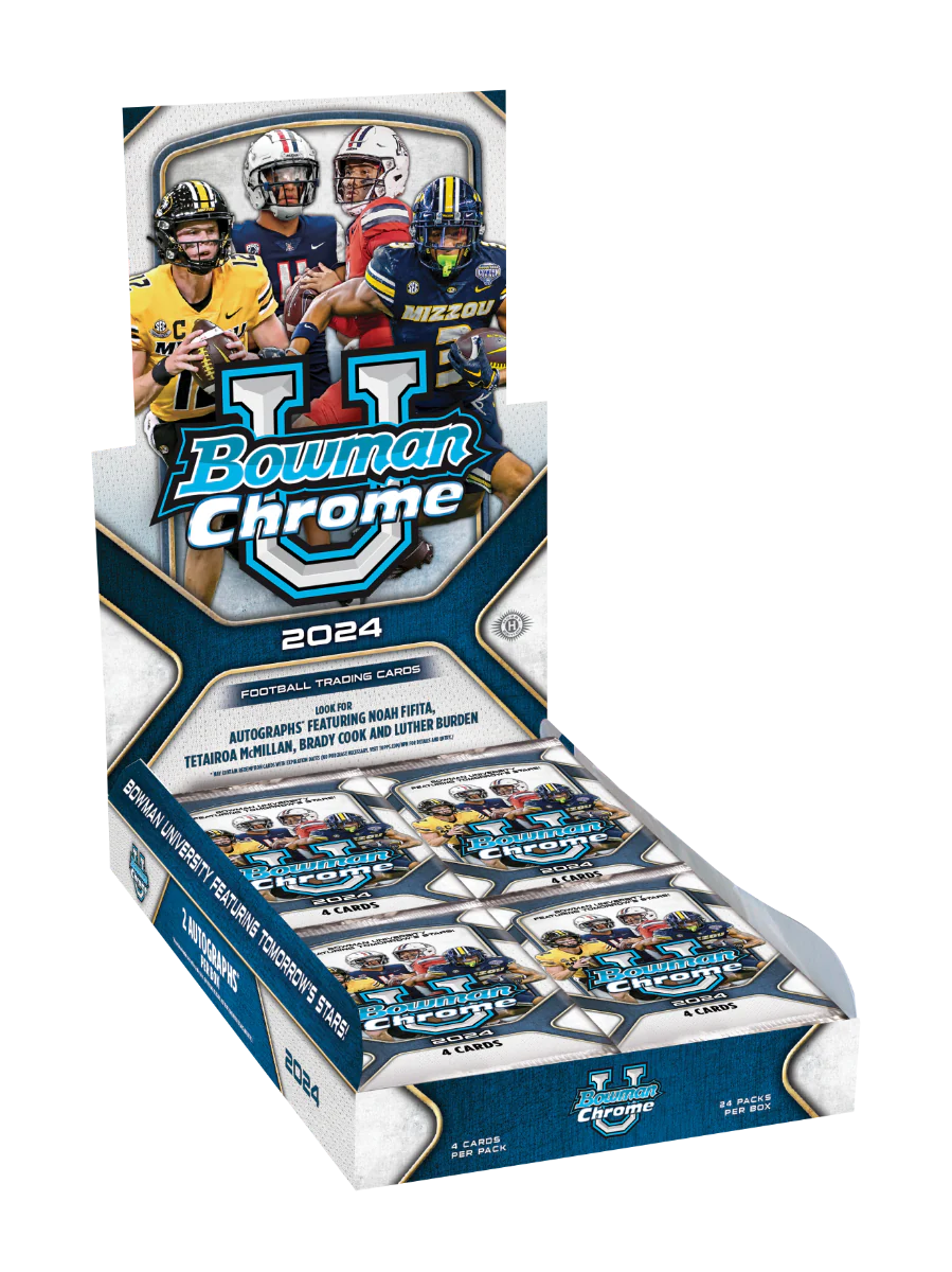 2024 Bowman Chrome University Football Hobby Box