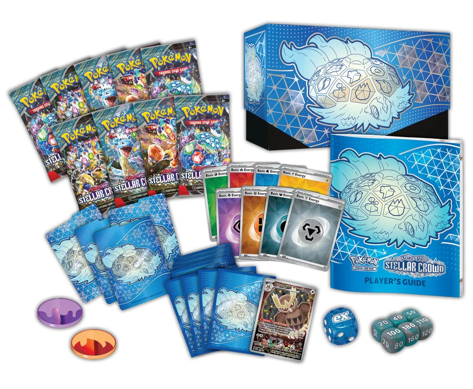 Poke-mon TCG: Scarlet & Violet - Stellar Crown - Elite Trainer Box