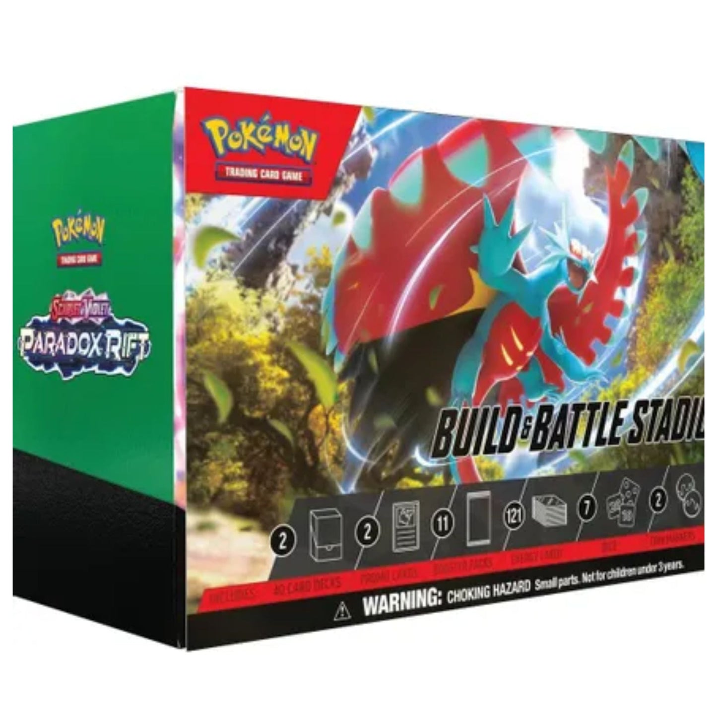 Poke-mon Scarlet & Violet Paradox Rift Build & Battle Stadium