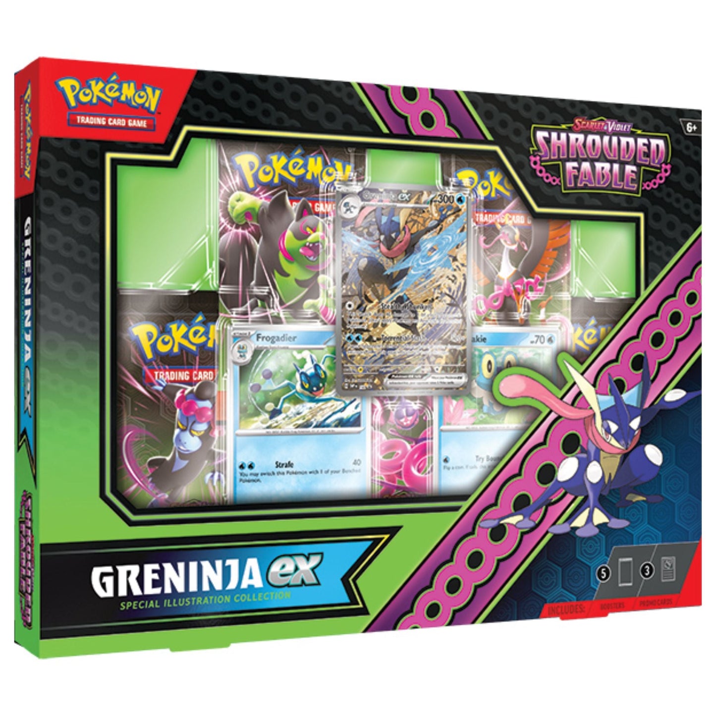 Poke-mon Scarlet & Violet Shrouded Fable Special Illustration Collection (Greninja Ex)