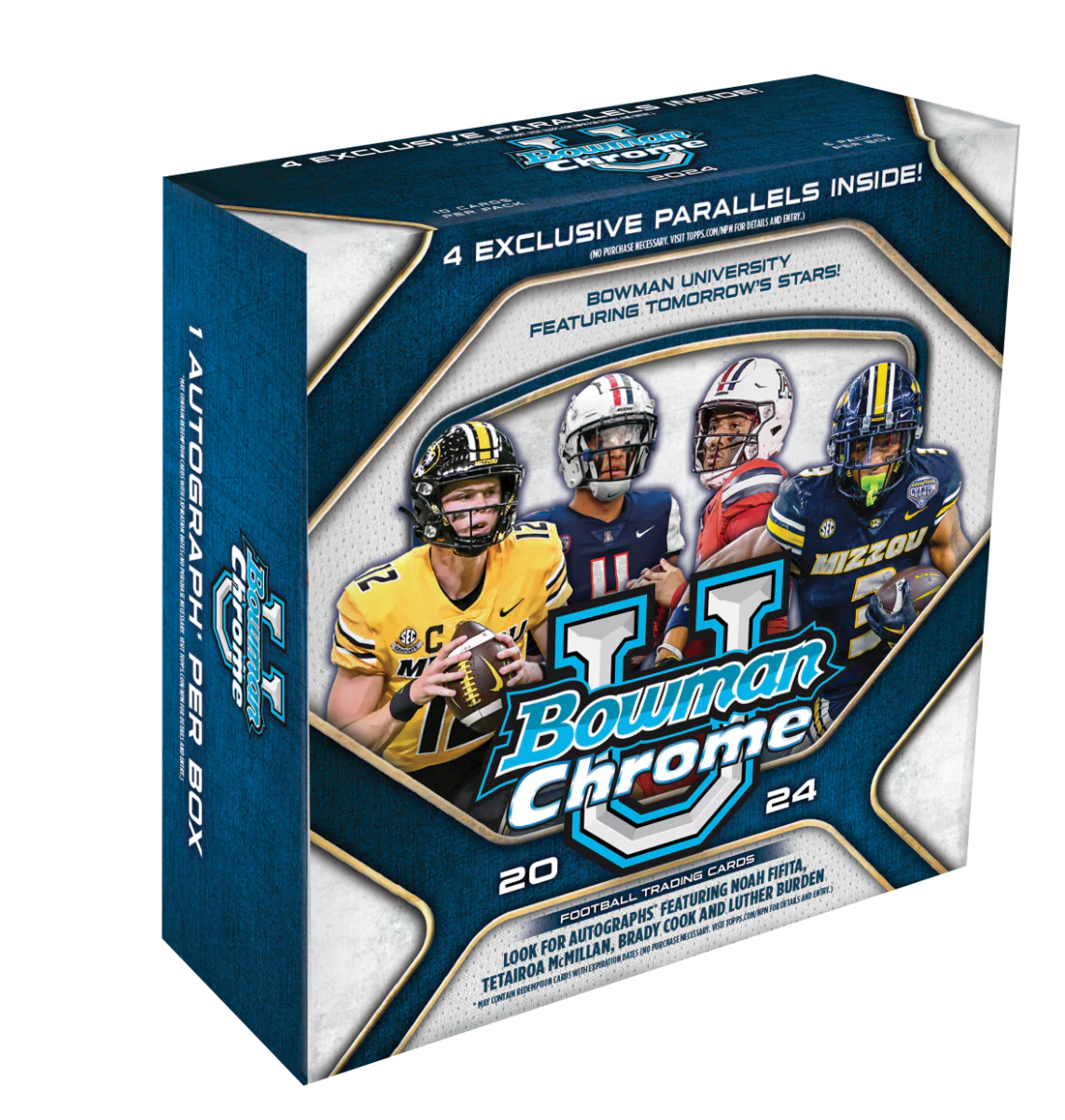 2024 Bowman Chrome University Football Mega Box
