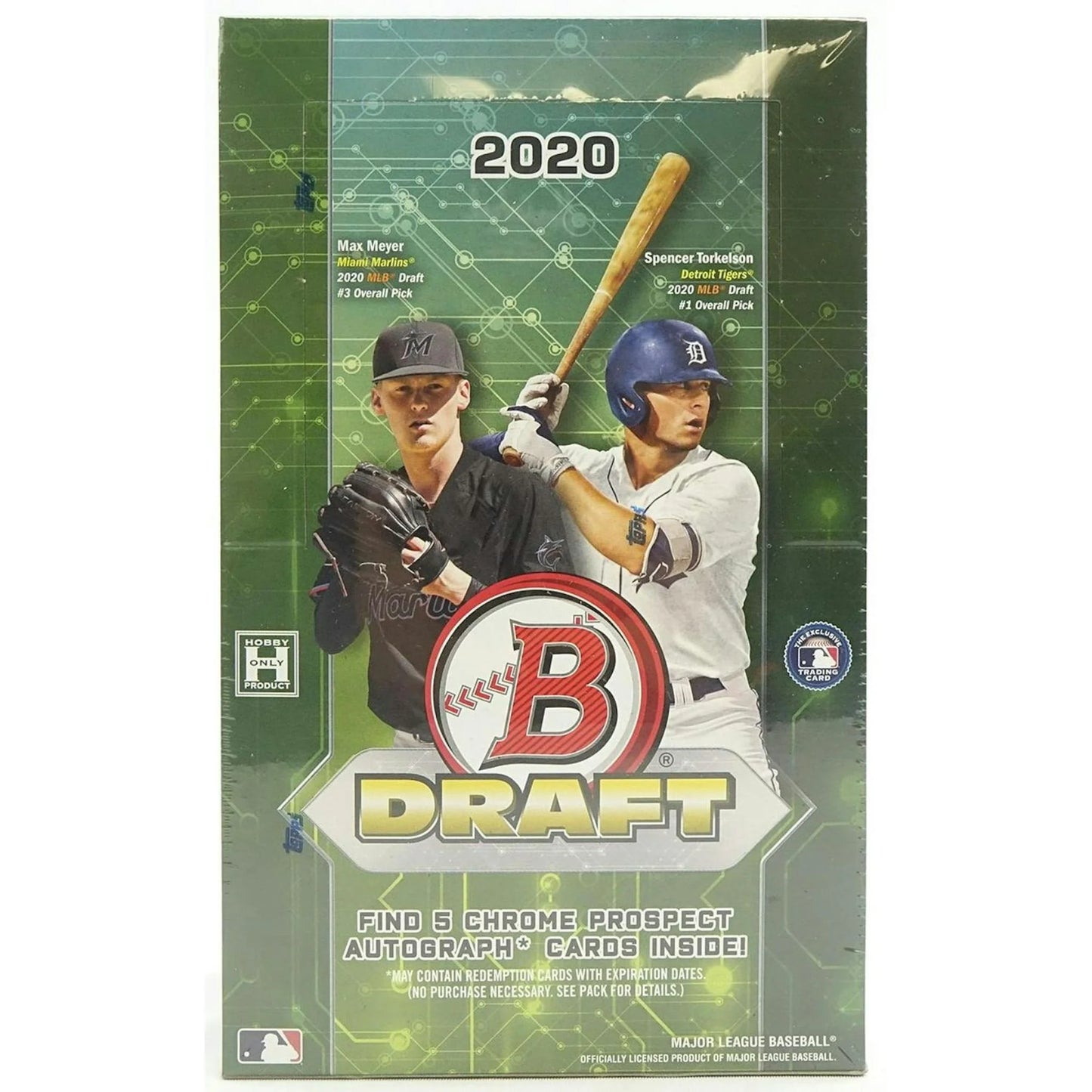 2020 Bowman Draft Baseball Super Jumbo Box