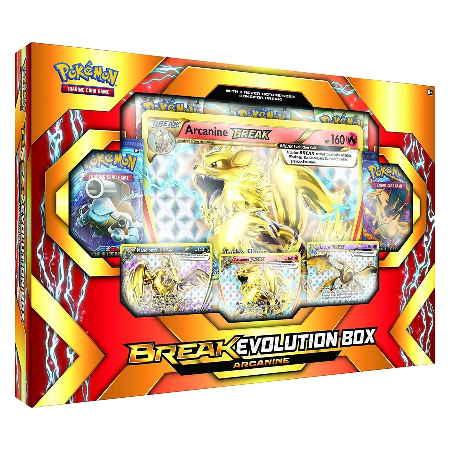 Poke-mon Break Evolution Arcanine Box Set