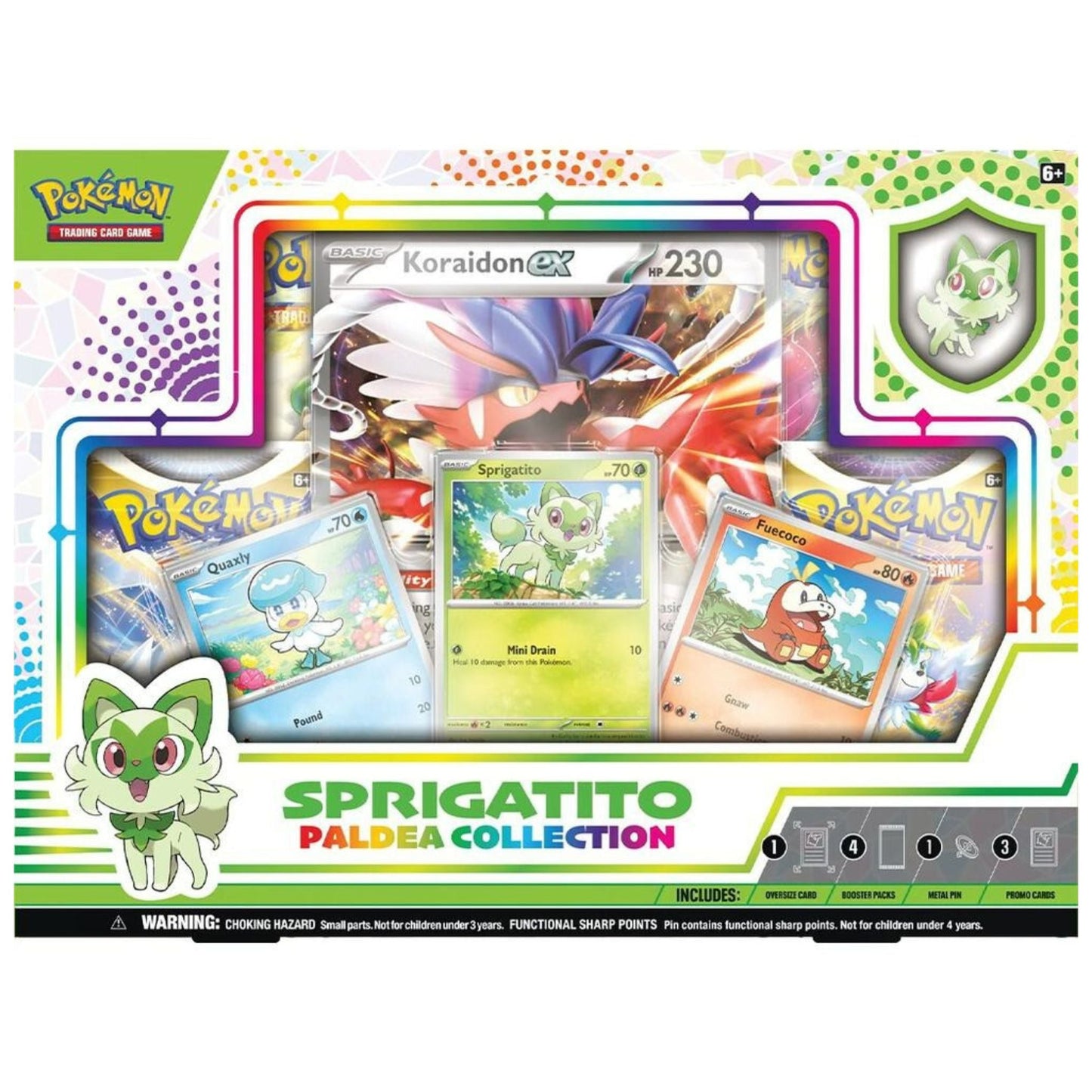 Poke-mon Paldea Collection Sprigatito / Koraidon Ex