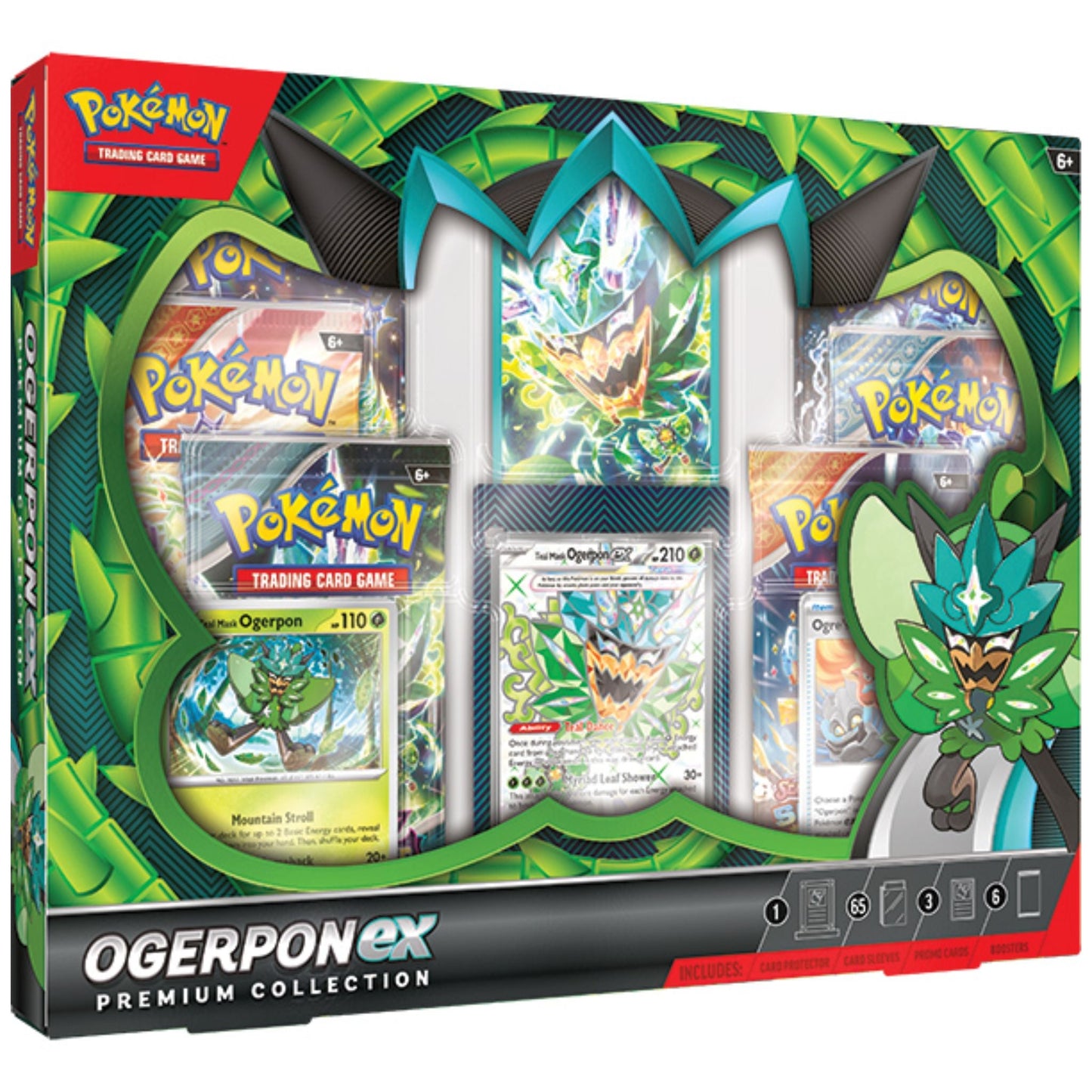 Poke-mon Ogerpon Ex Premium Collection Box