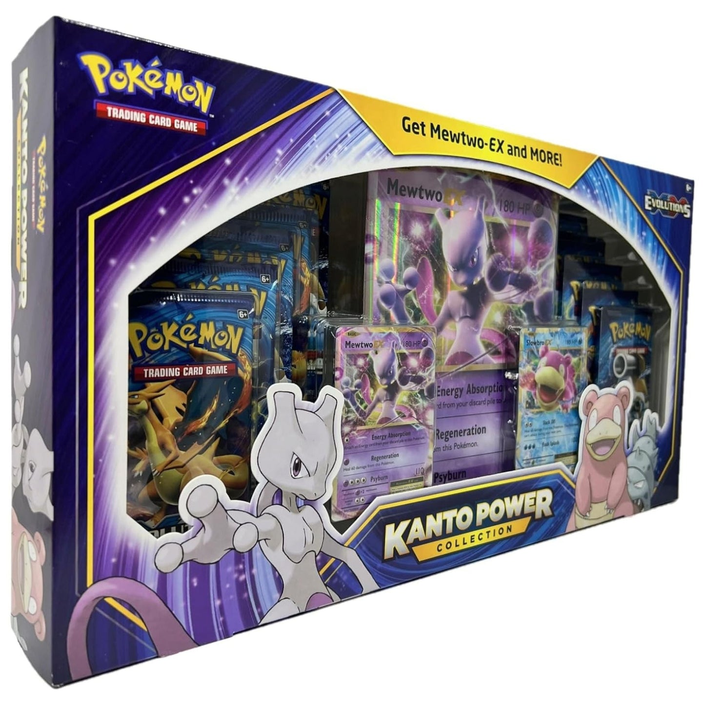 Poke-mon XY Evolutions Kanto Power Collection Ex Box (Mewtwo/Slowbro)