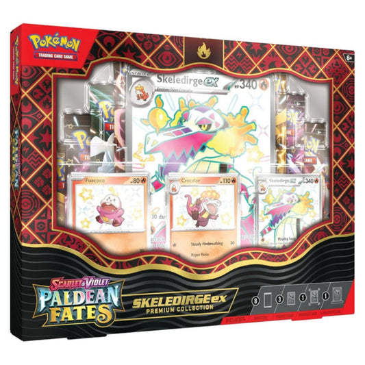 Poke-mon Paldean Fates Premium Collection (Skeledridge Ex)
