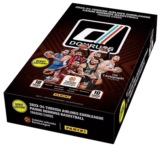 2023-24 Panini Donruss Turkish Airlines EuroLeague Basketball Hobby Box