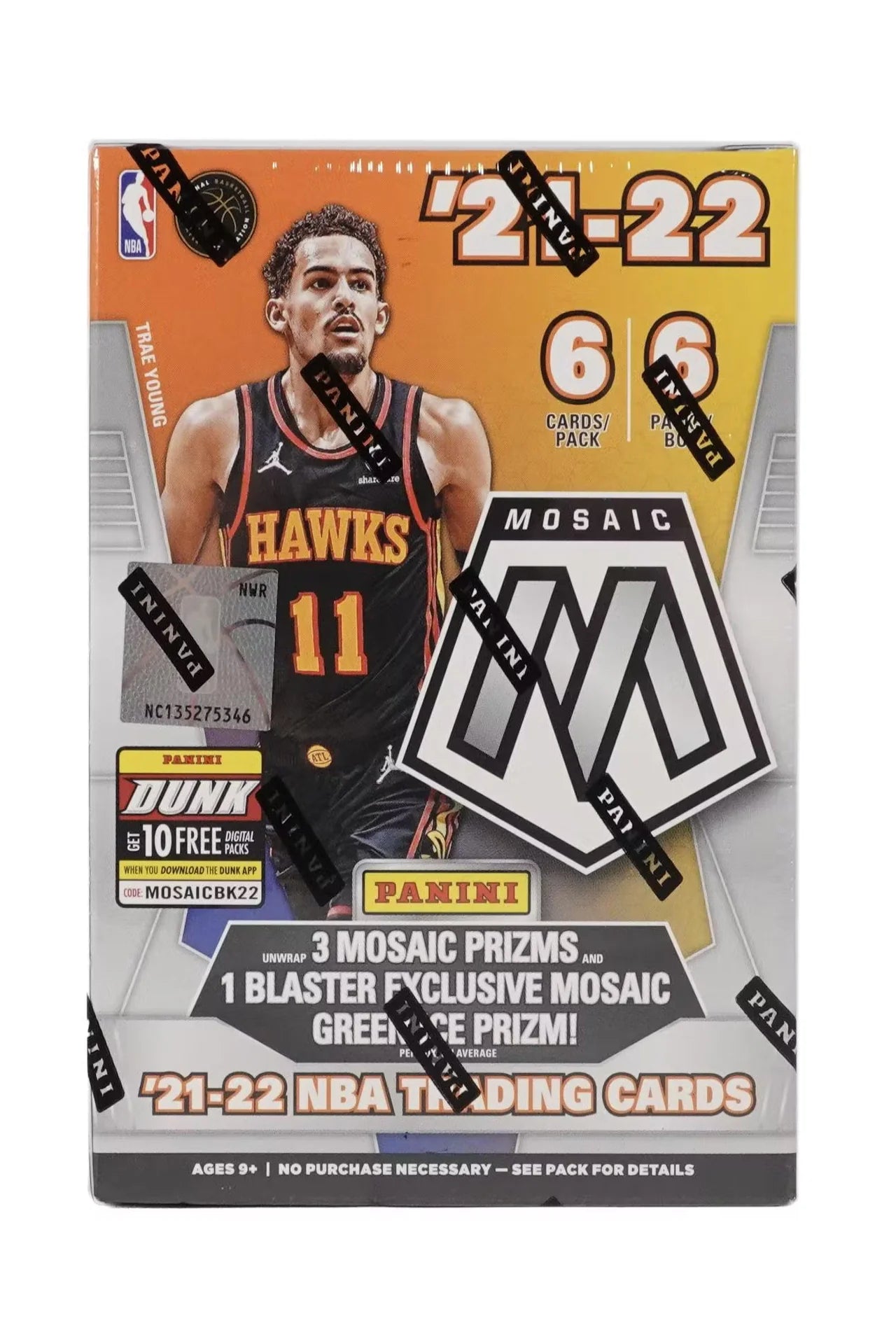 2021/22 Panini Mosaic Basketball Blaster Box (Fanatics)