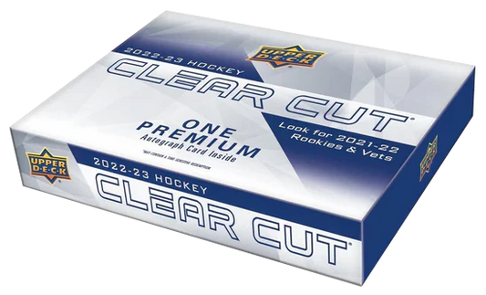 2022-23 Upper Deck Clear Cut Hockey Hobby Box