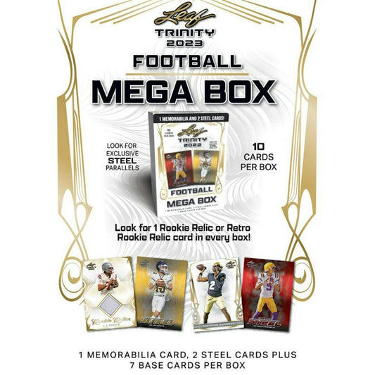 2023 Leaf Trinity Football Mega Blaster Box