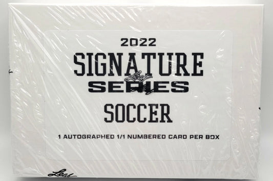 2022 Leaf Signature Series Soccer Hobby Box