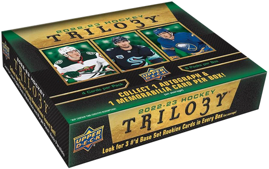 2022-23 Upper Deck Trilogy Hockey Hobby Box