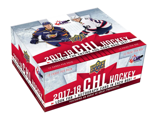 2017-18 Upper Deck CHL Hockey Hobby Box
