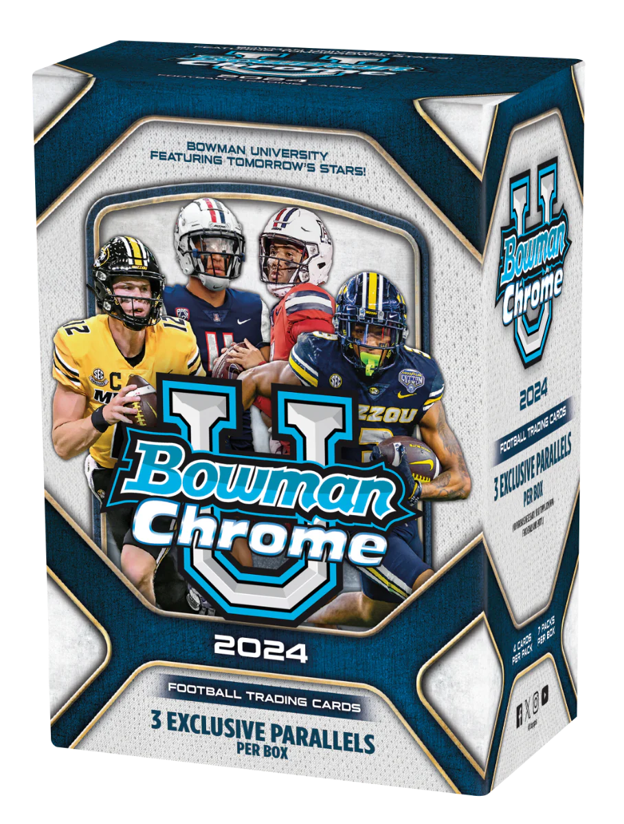 2024 Bowman Chrome University Football Value Blaster Box