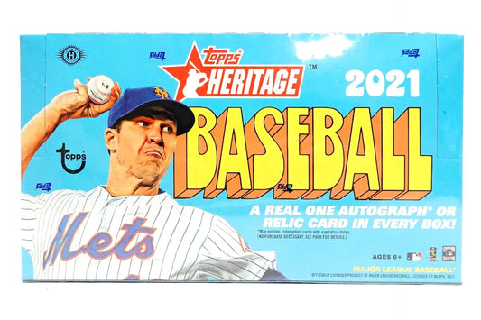 2021 Topps Heritage Baseball Hobby Box