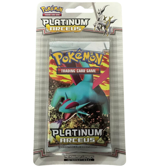 Poke-mon Platinum Arceus Single Booster Pack Blister