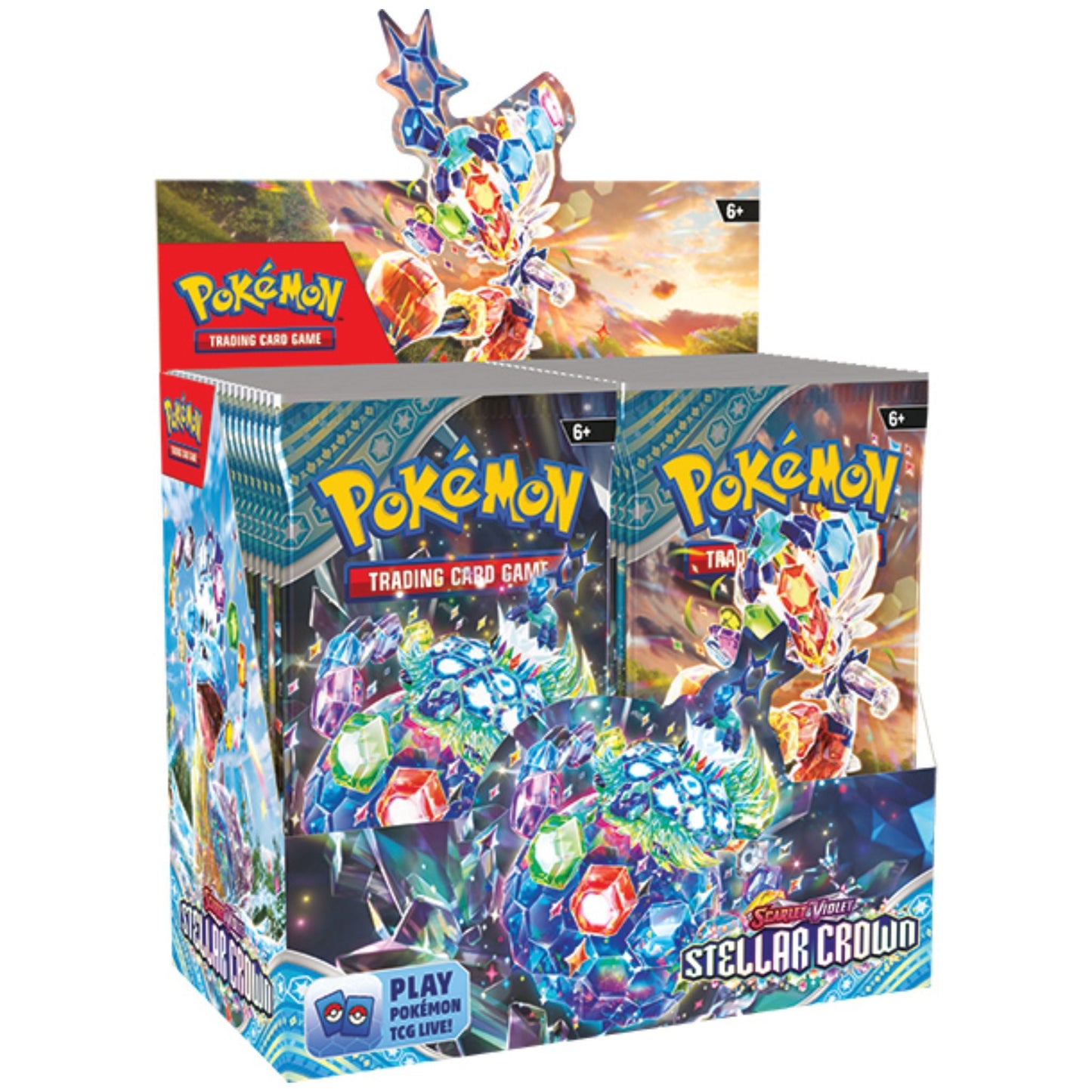 Poke-mon Scarlet & Violet Stellar Crown Booster Box