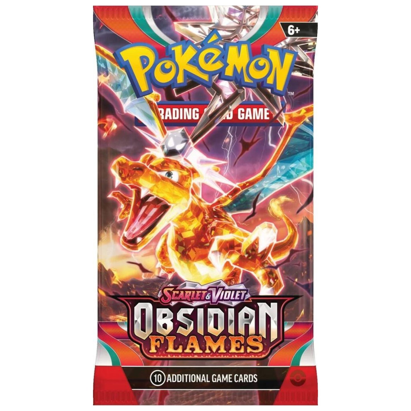 Poke-mon Scarlet & Violet Obsidian Flames Booster Pack