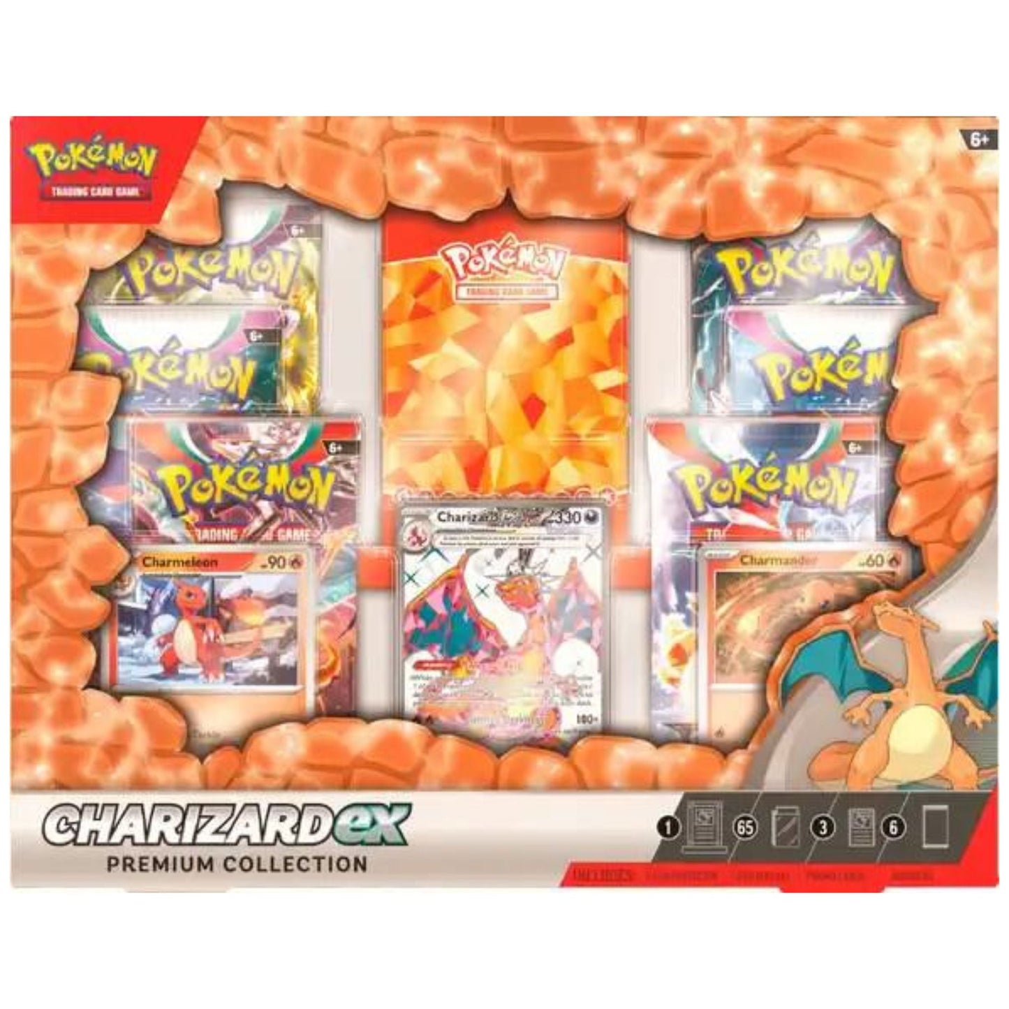 Poke-mon Charizard EX Premium Collection Box