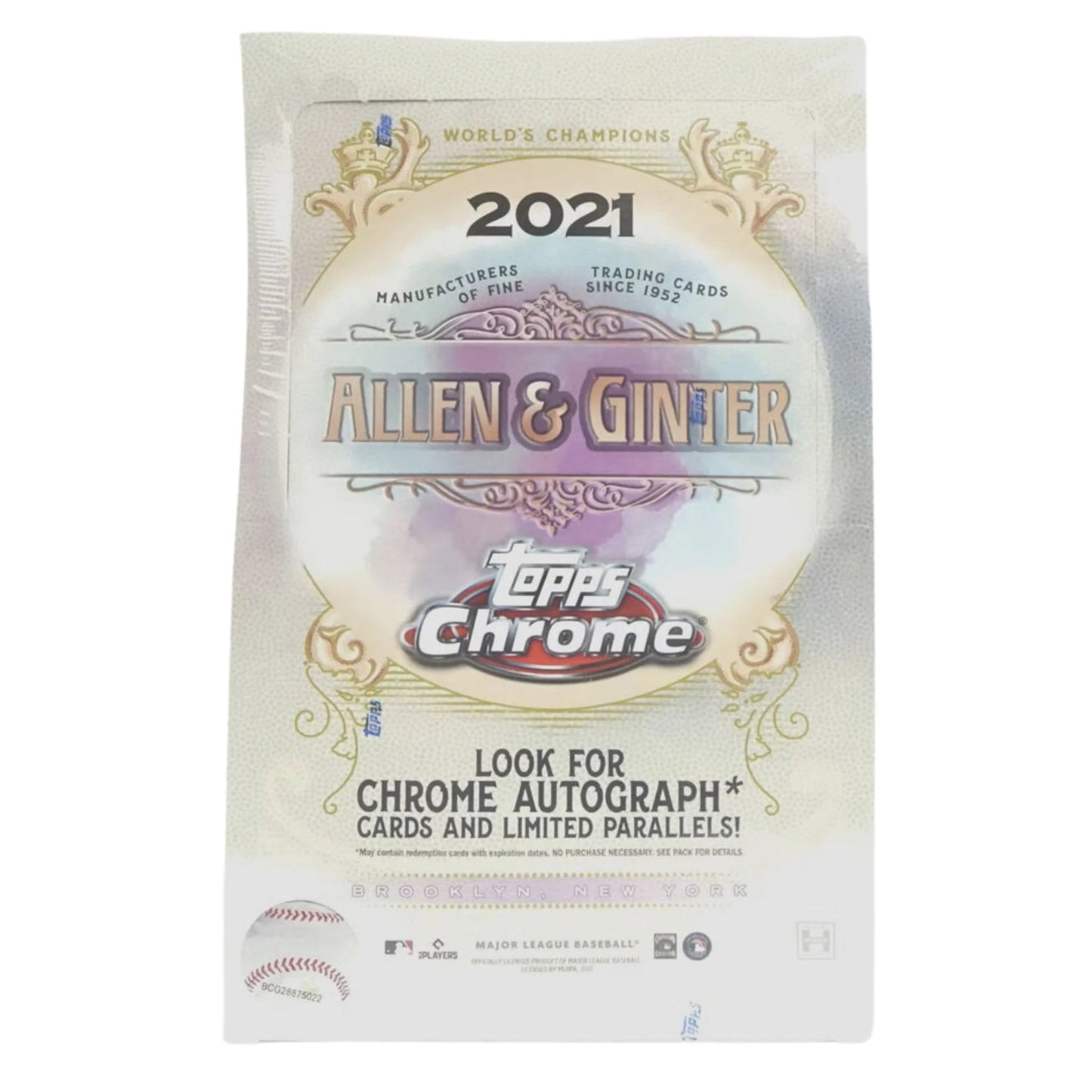 2021 Topps Allen & Ginter Chrome Baseball Hobby Box