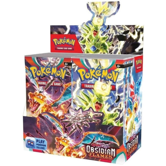 Poke-mon Scarlet & Violet Obsidian Flames Booster Box