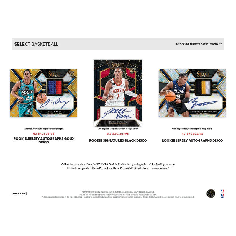 2022/23 Panini Select Basketball H2 Hybrid Box