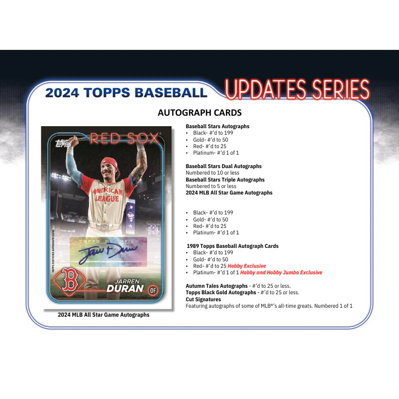 2024 Topps Update Series Baseball Jumbo Box