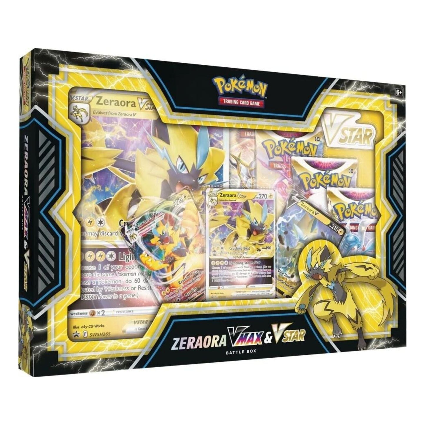 Poke-mon Zeraora Vmax & Vstar Battle Box