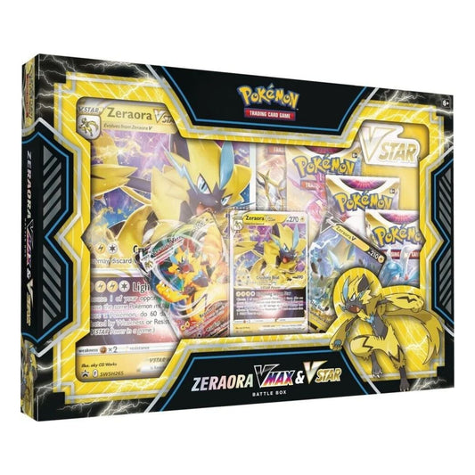 Poke-mon Zeraora Vmax & Vstar Battle Box