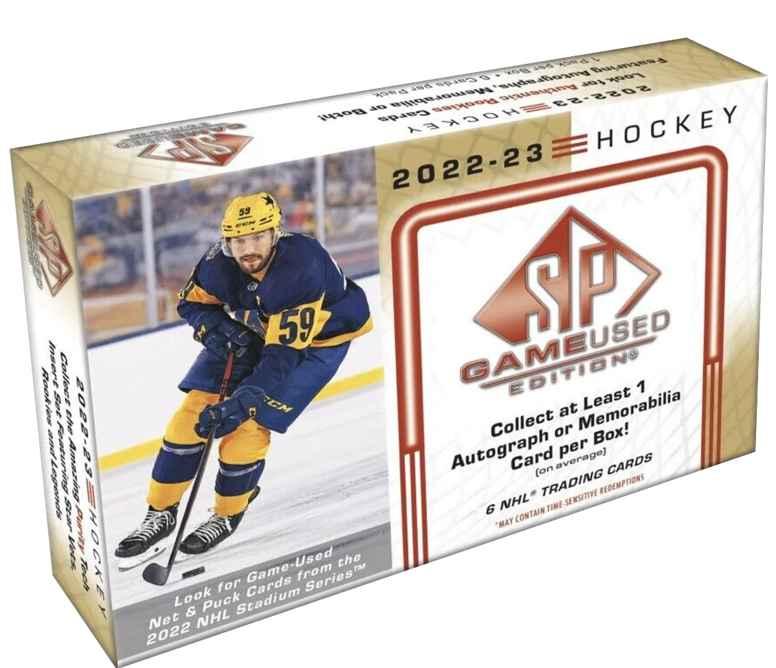 2022-23 Upper Deck SP Game Used Hockey Hobby Box