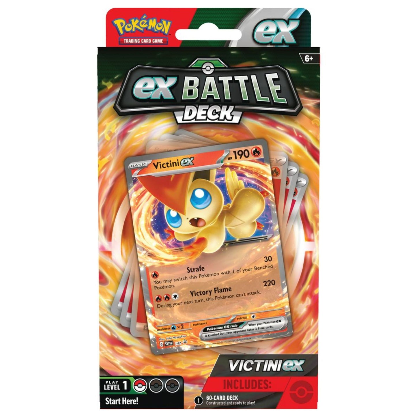 Poke-mon Victini Ex Battle Deck