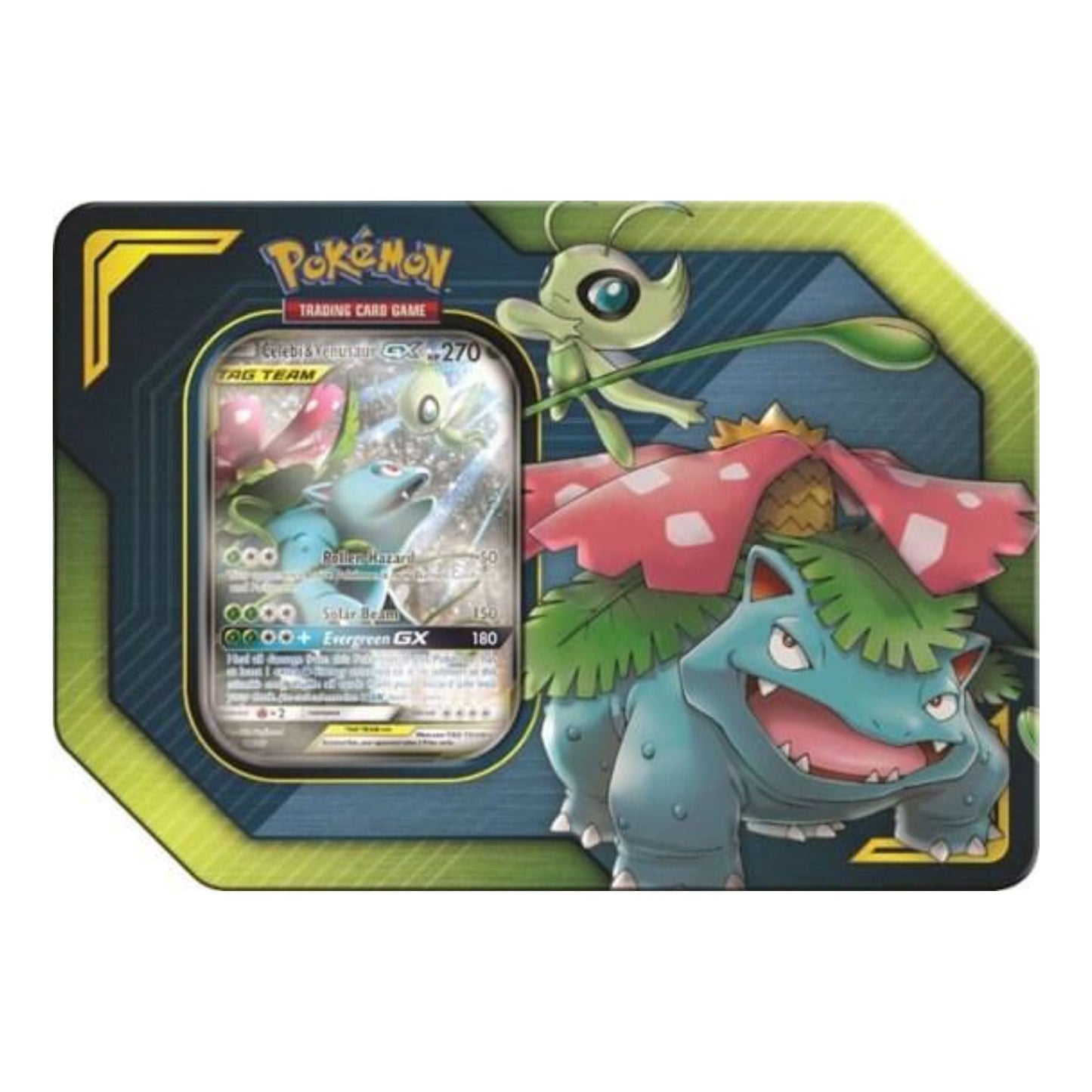 Poke-mon Tag Team Celebi & Venusaur GX Tin