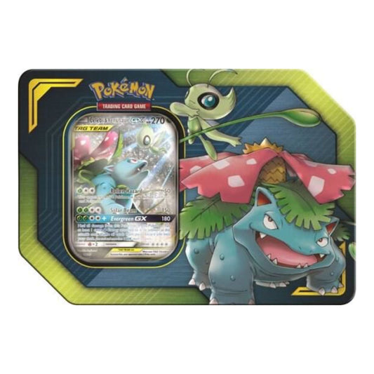 Poke-mon Tag Team Celebi & Venusaur GX Tin