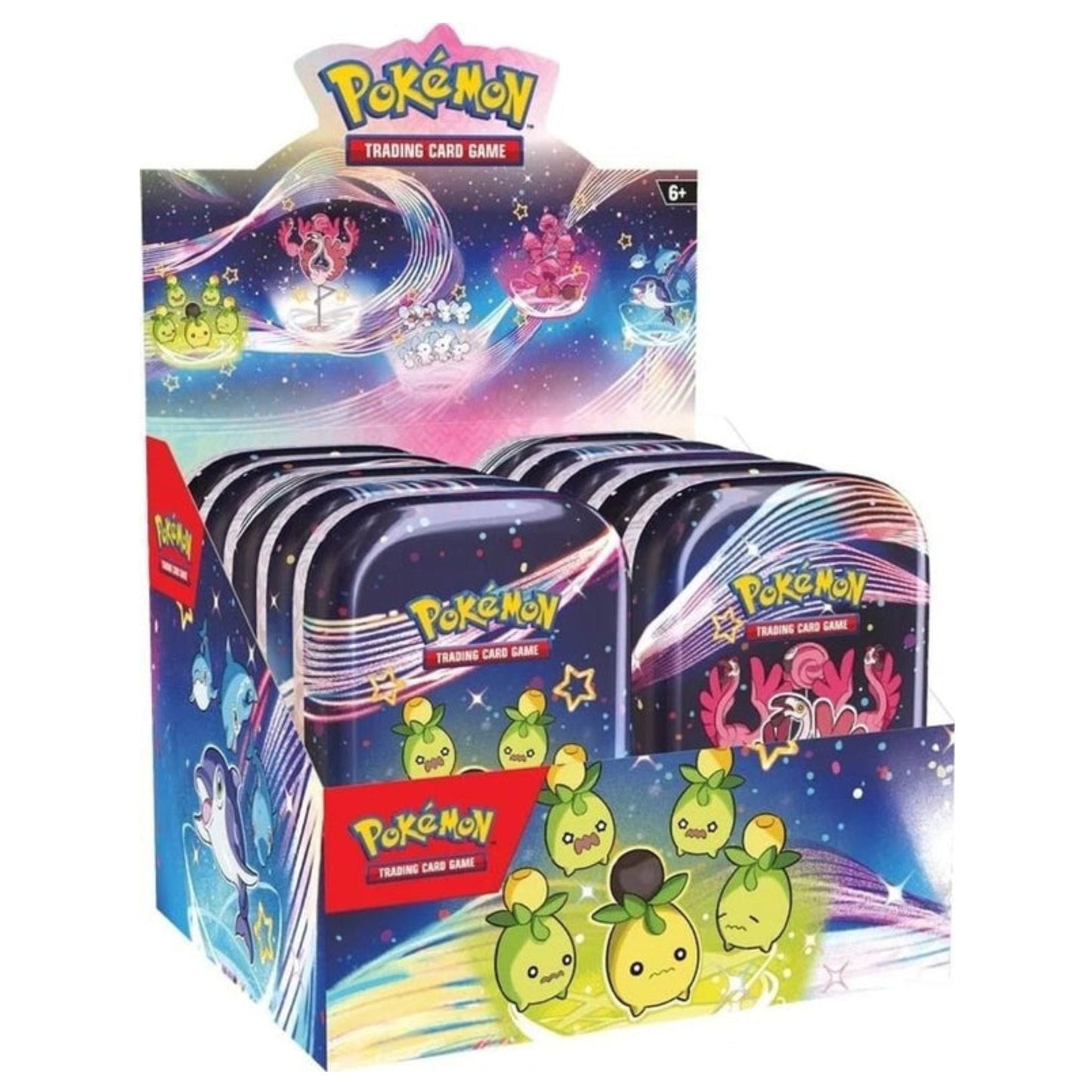 Poke-mon Paldean Fates Mini Tin Display (10 Tins)