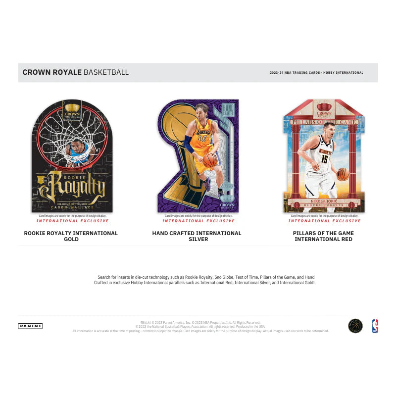 2023/24 Panini Crown Royale Basketball International Hobby Box