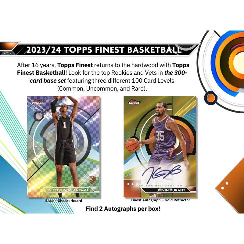 2023/24 Topps Finest Basketball Breaker's Delight Box