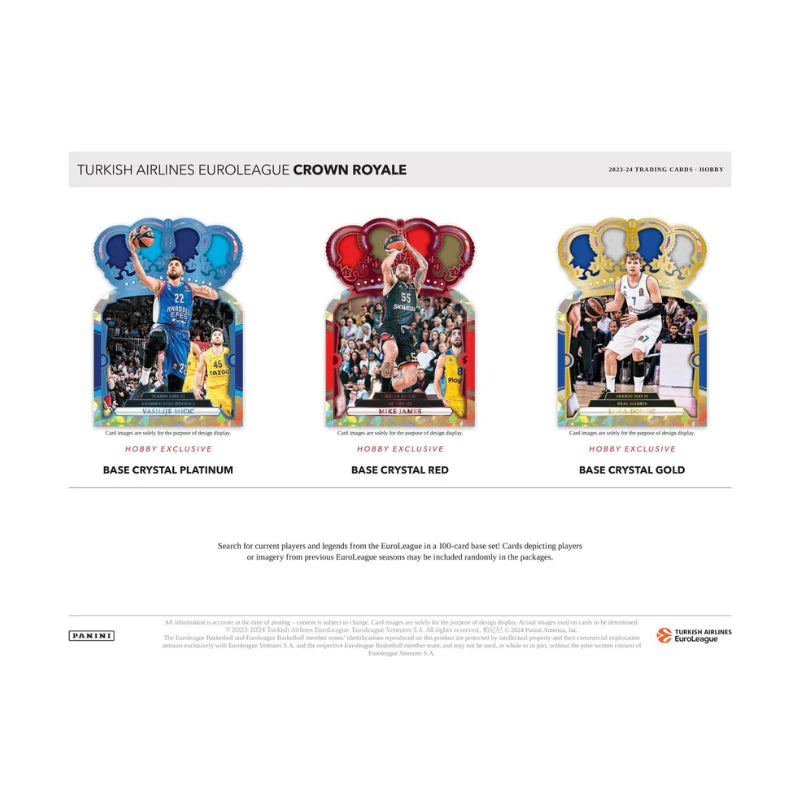 2023/24 Panini Crown Royale Euroleague Basketball Hobby Box