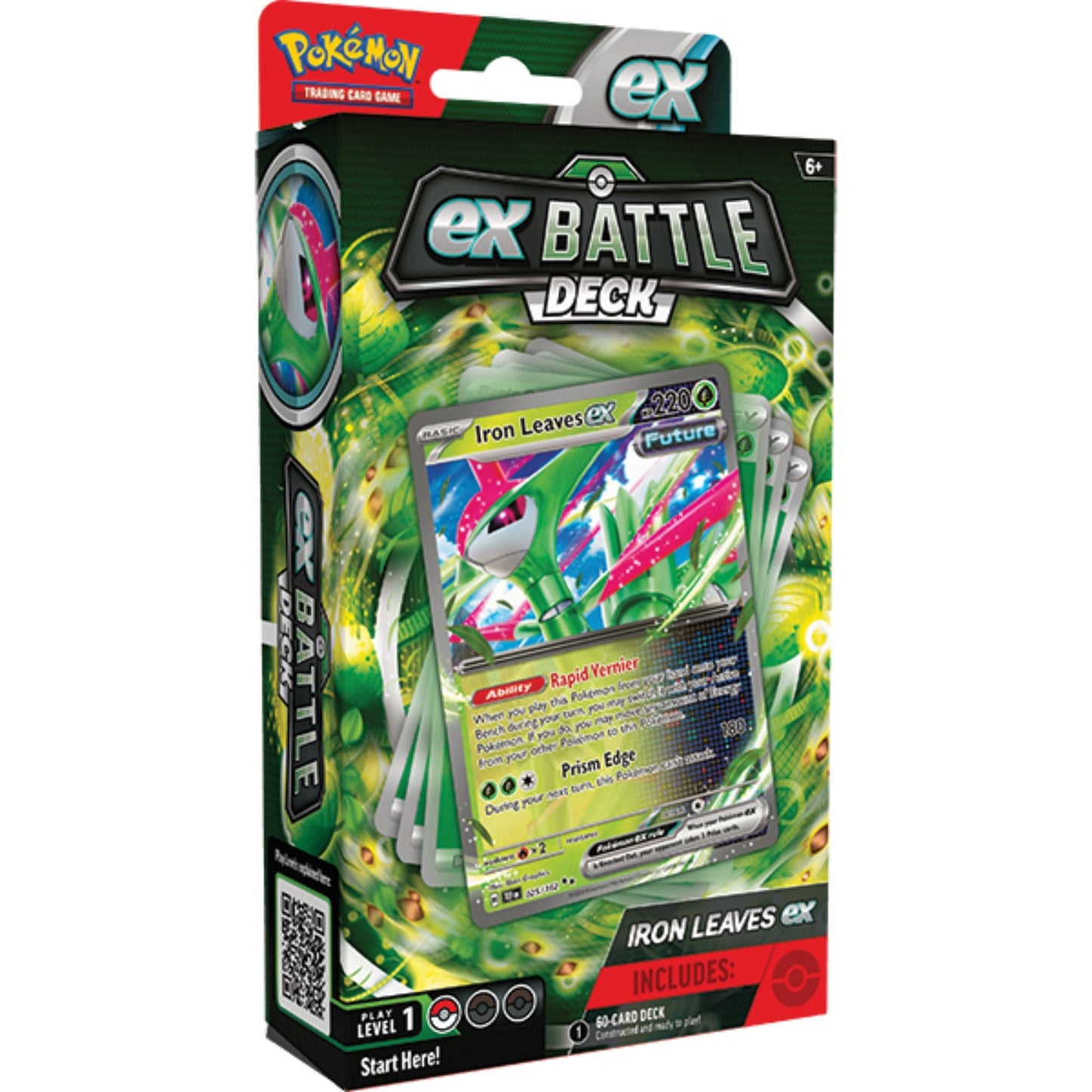 Poke-mon Iron Leaves Ex Battle Deck
