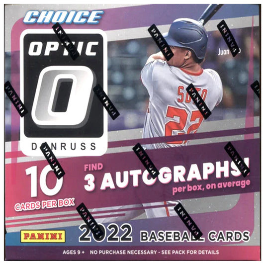 2022 Panini Donruss Optic Choice Baseball Hobby Box