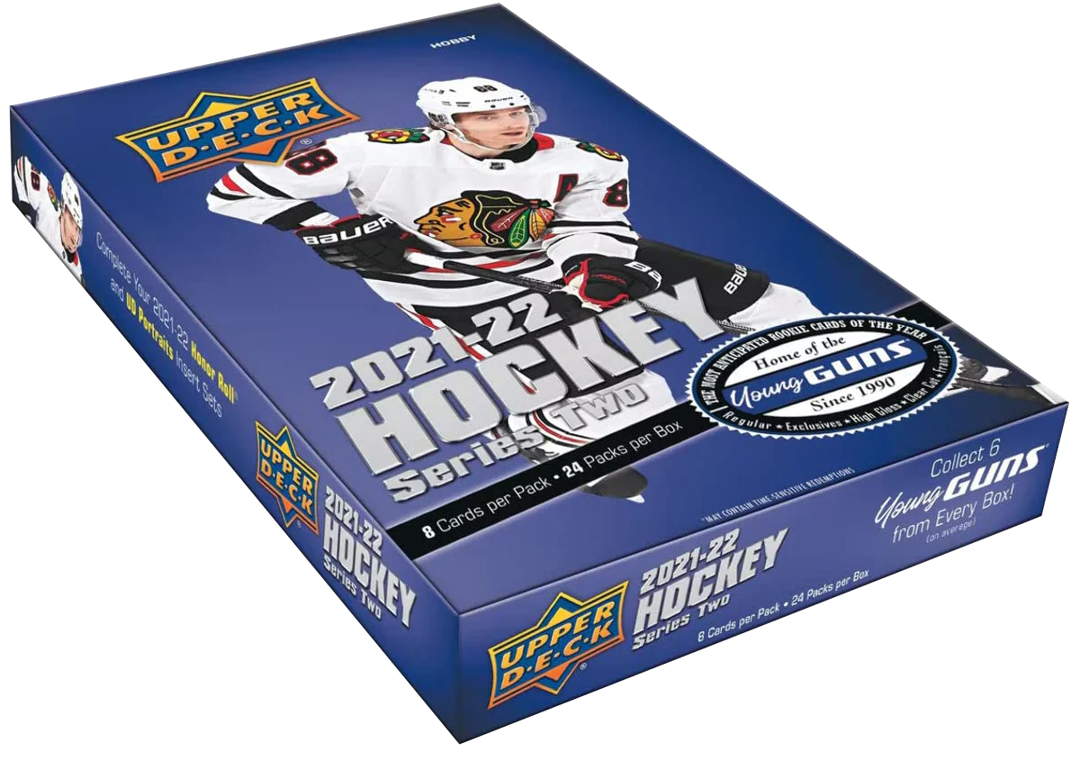 2021-22 Upper Deck Series 2 Hockey Hobby Box