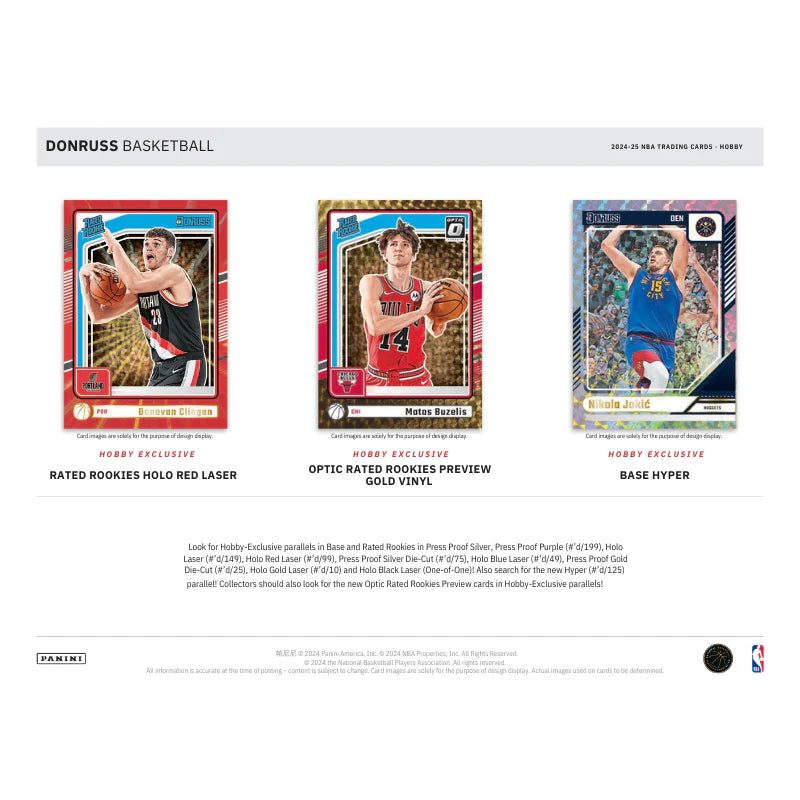 2024/25 Panini Donruss Basketball Hobby Box